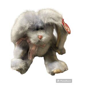 Ty 1995 Attic Treasures Collection Azalea the Hare Jointed Lavender 10"